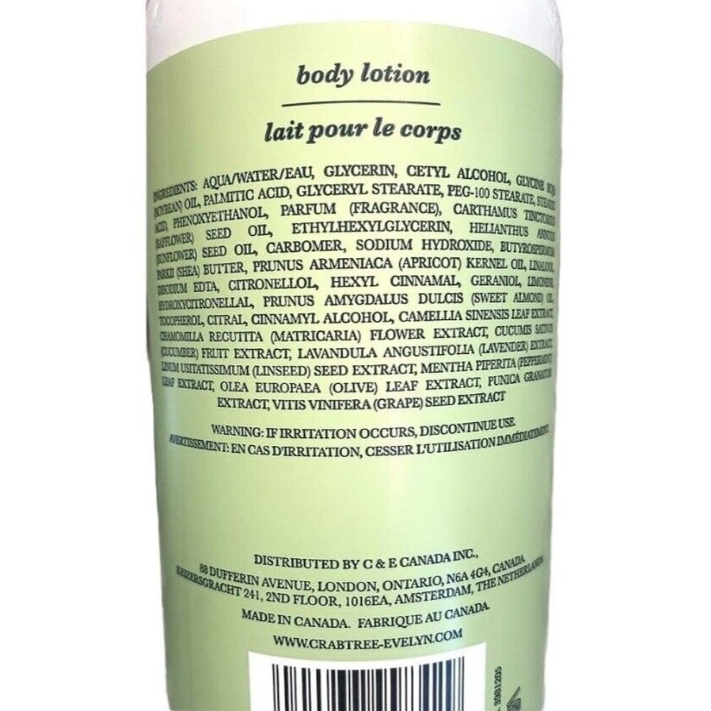 Crabtree & Evelyn Lily Bath Shower Gel & Body Lotion Set 16.9 oz each - Picture 3 of 3